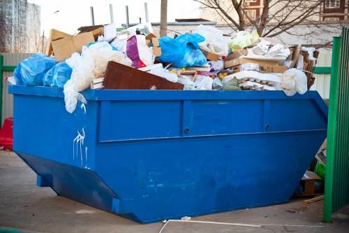 Various types of recyclable materials in Neasden